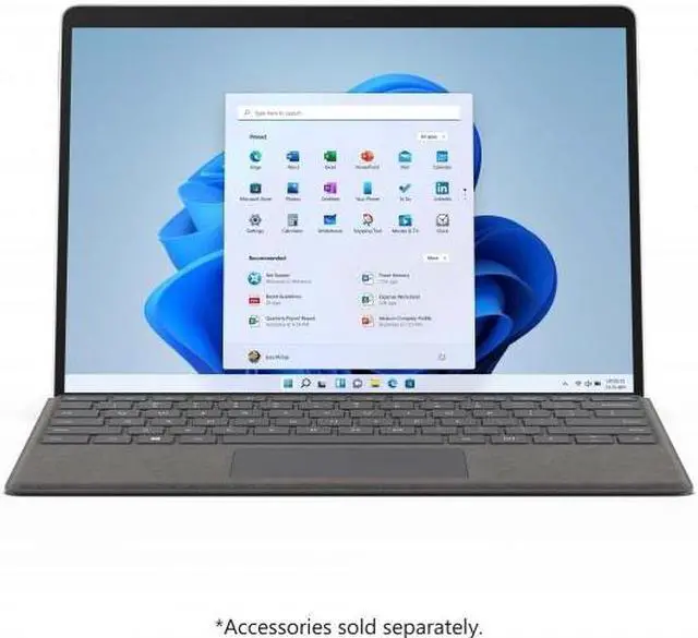 Alt view image 7 of 10 - Microsoft Surface Pro 8 Intel Core i7-1185G7 32GB Memory 1 TB SSD Intel Iris Xe Graphics 13.0" 10 point multi-touch 2880 x 1920 Detachable 2-in-1 Laptop Windows 11 Home EFH-00001