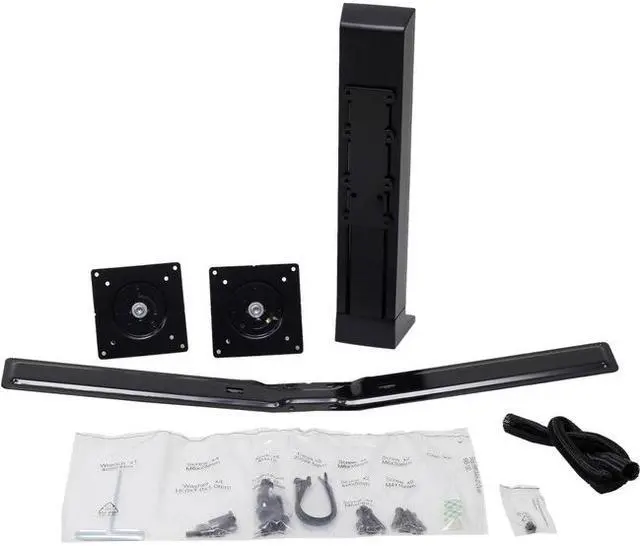 Alt view image 10 of 13 - Ergotron 97-934-085 WorkFit Dual Monitor Kit, universal