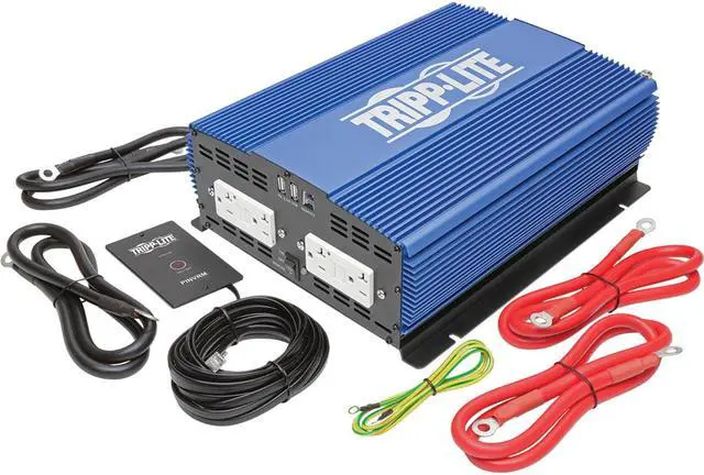 Alt view image 6 of 7 - Tripp Lite PINV2000HS 4-Outlet 2000W Portable Compact Mobile Power Inverter