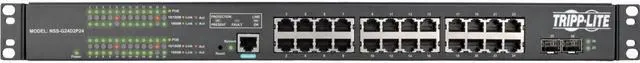 Alt view image 2 of 10 - 24 10/100/1000MBPS PORT GIGABIT L2 MANAGED POE+ SWITCH, 2 COMBO SFP GIGABIT SLOT