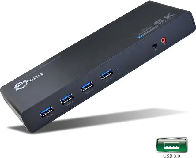 Alt view image 15 of 20 - SIIG JU-DK0411-S1 Video Dock With Usb 3.0 4K Displayport Hdmi Usb-C