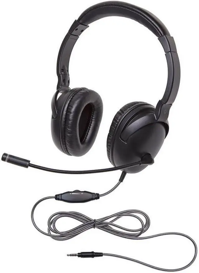 Alt view image 3 of 6 - Califone 1017MT USB NeoTech Plus Headset With Calituff Braided Cord And Volume Control