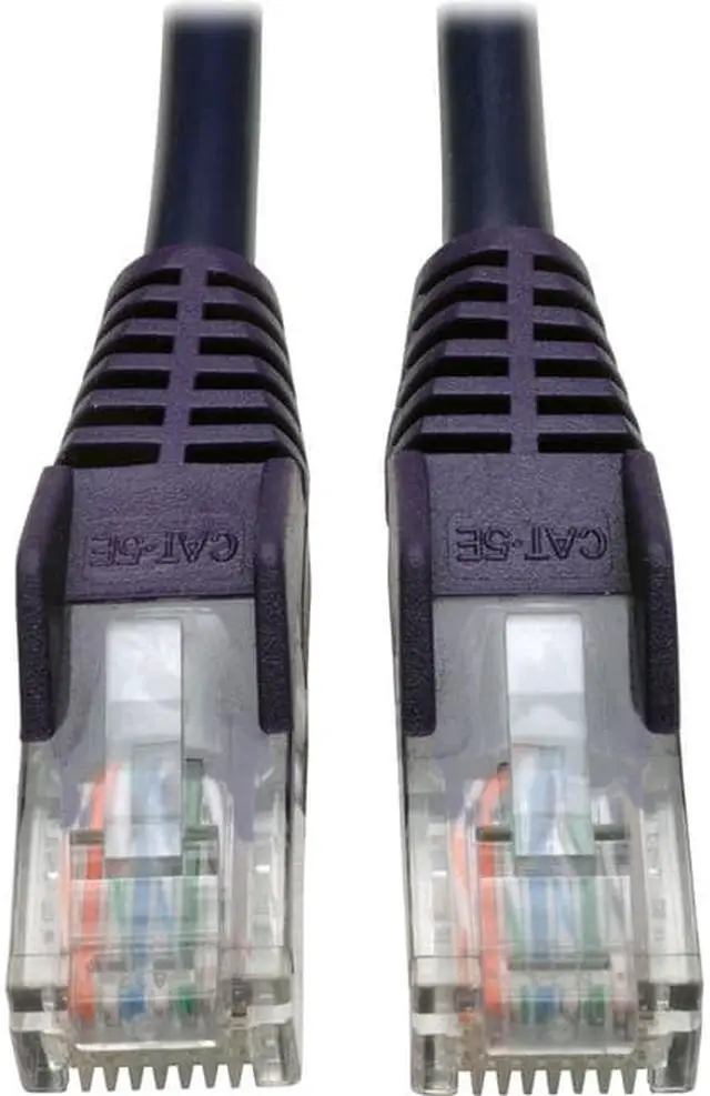 Alt view image 9 of 19 - Cat5e 350 Mhz Snagless Molded Utp Patch Cable (Rj45 M/M), Purple, 3 Ft.