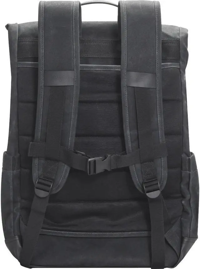 Alt view image 6 of 11 - V7 Elite CBXT16-CANVAS Carrying Case Backpack for 15.6" to 16" Notebook Black CBXT16CANVAS