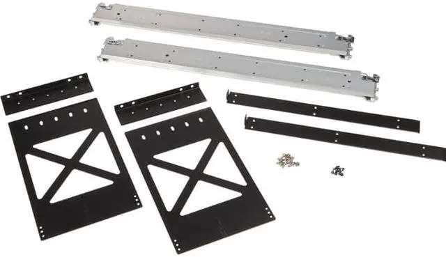 Alt view image 8 of 10 - Aruba 6400 4-post Rack Mount Kit