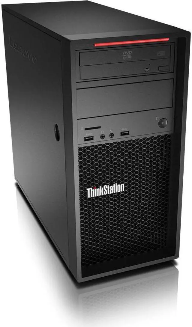 Alt view image 3 of 7 - Lenovo ThinkStation P520c 30BX00E8US Workstation - 1 x Intel Xeon Quad-core (4 Core) W-2225 4.10 GHz - 32 GB DDR4 SDRAM RAM - 1 TB SSD - Tower - Intel C422 Chip - Windows 10 Pro for Workstations 64-bi