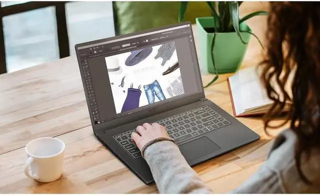 Alt view image 5 of 9 - MSI Laptop Modern 15 AMD Ryzen 7 5000 Series 5700U (1.80GHz) 8GB Memory 512 GB NVMe SSD AMD Radeon Graphics 15.6" Windows 11 Home 64-bit Modern 15 A5M-221