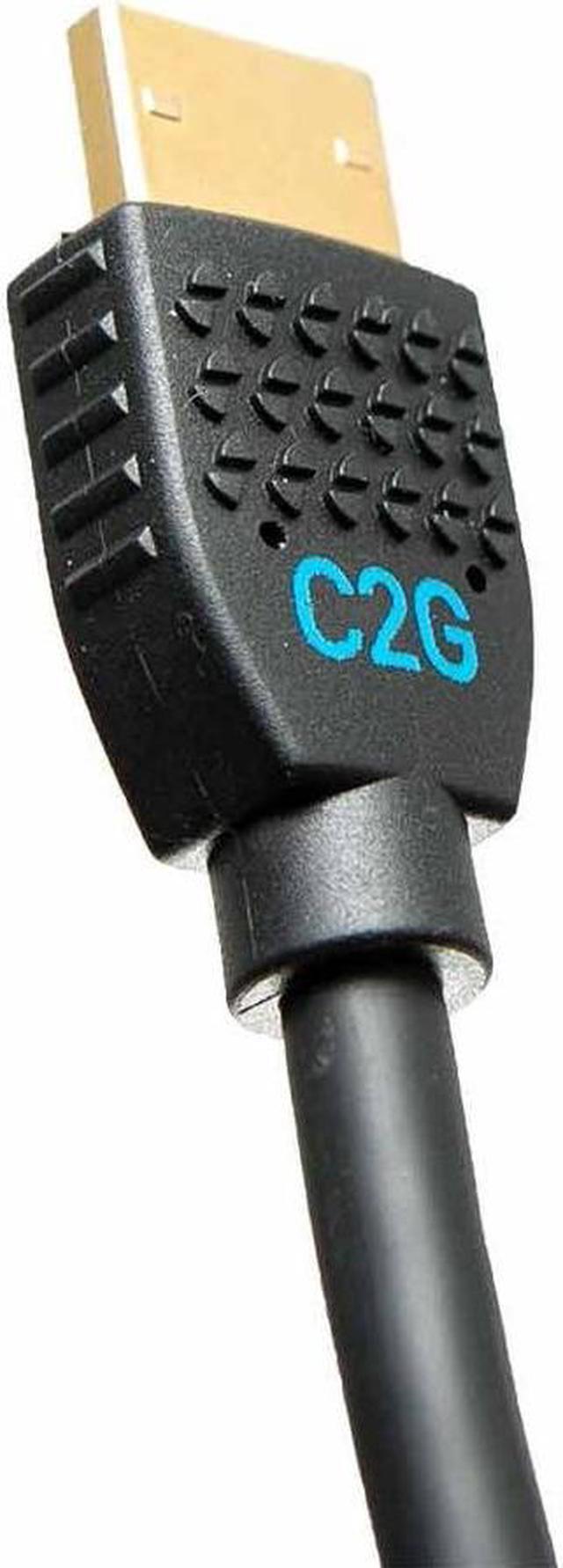 Alt view image 6 of 11 - C2G C2G10376 3 ft. Black Performance Series Ultra Flexible High Speed HDMI Cable - 4K 60Hz In-Wall, CMG (FT4) Rated Male to Male