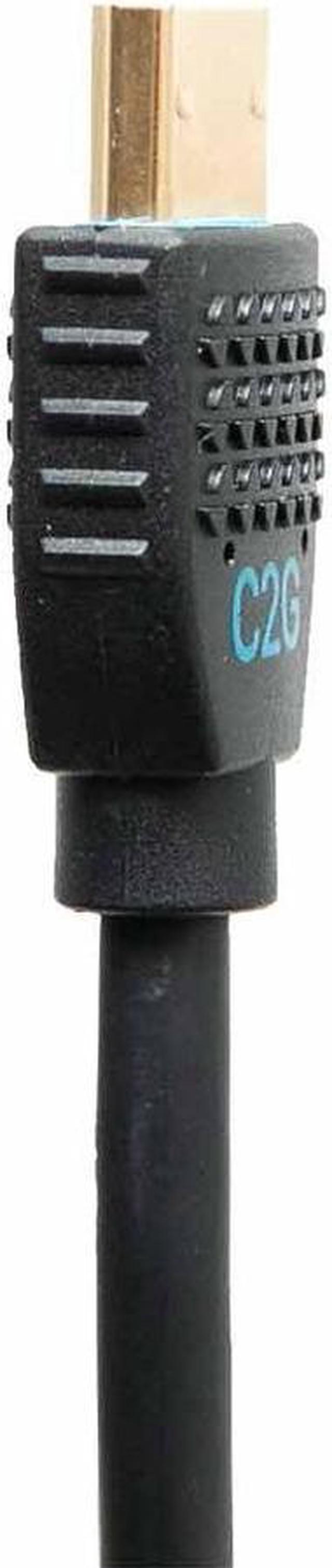 Alt view image 7 of 11 - C2G C2G10376 3 ft. Black Performance Series Ultra Flexible High Speed HDMI Cable - 4K 60Hz In-Wall, CMG (FT4) Rated Male to Male