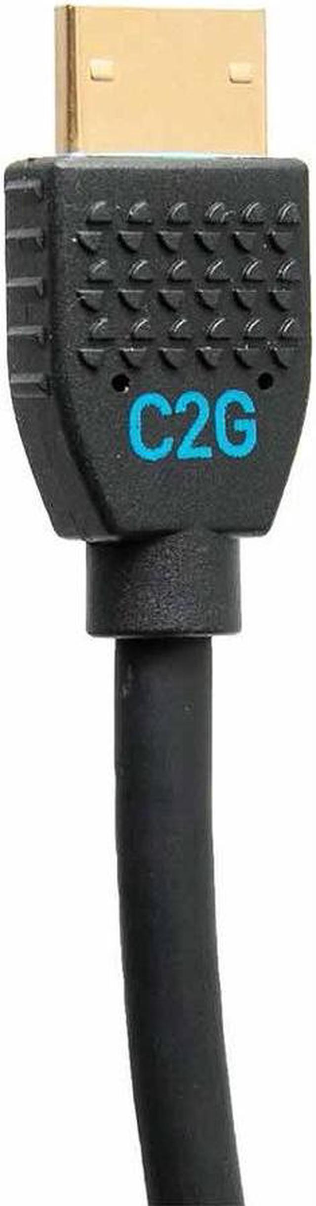 Alt view image 8 of 11 - C2G C2G10376 3 ft. Black Performance Series Ultra Flexible High Speed HDMI Cable - 4K 60Hz In-Wall, CMG (FT4) Rated Male to Male