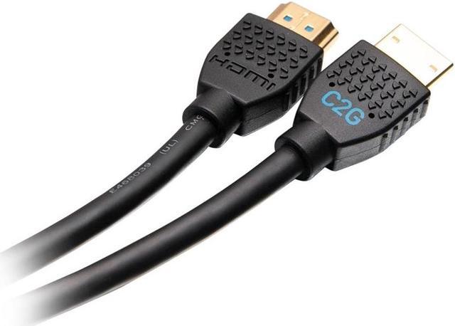 Alt view image 9 of 11 - C2G C2G10376 3 ft. Black Performance Series Ultra Flexible High Speed HDMI Cable - 4K 60Hz In-Wall, CMG (FT4) Rated Male to Male