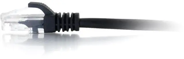 Alt view image 5 of 6 - C2G 6in Cat6a Snagless Unshielded (UTP) Network Patch Ethernet Cable - Black