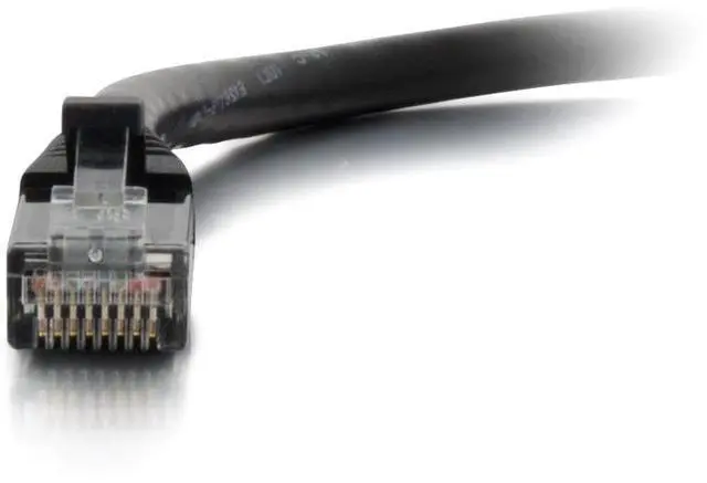 Alt view image 6 of 6 - C2G 6in Cat6a Snagless Unshielded (UTP) Network Patch Ethernet Cable - Black