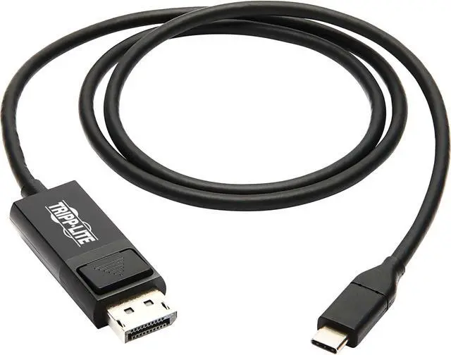 Alt view image 7 of 14 - Tripp Lite USB C to DisplayPort Adapter Cable USB 3.1 Locking 4K USB-C 3ft