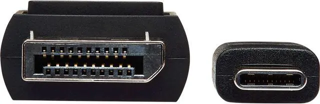 Alt view image 8 of 14 - Tripp Lite USB C to DisplayPort Adapter Cable USB 3.1 Locking 4K USB-C 3ft