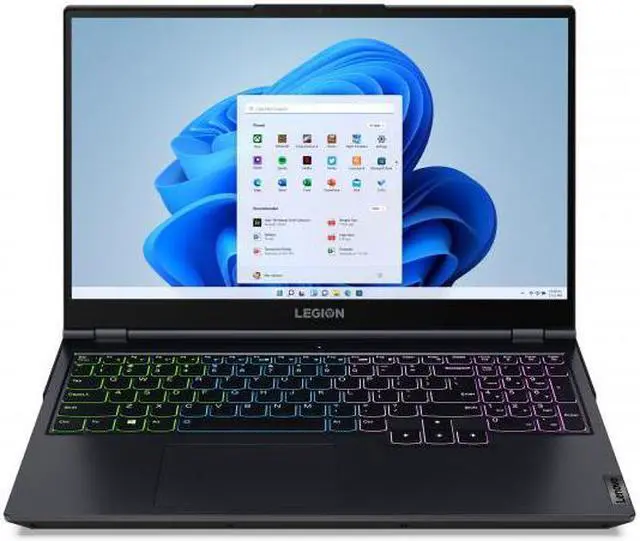 Alt view image 3 of 12 - Lenovo Legion 5 15.6" 165Hz Gaming Laptop AMD Ryzen 7-5800H 16GB RAM 512GB SSD RTX 3060 6GB GDDR6 Phantom Blue