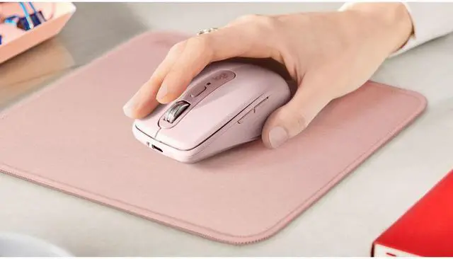 Alt view image 6 of 20 - Logitech Mouse Pad - Dark Rose
