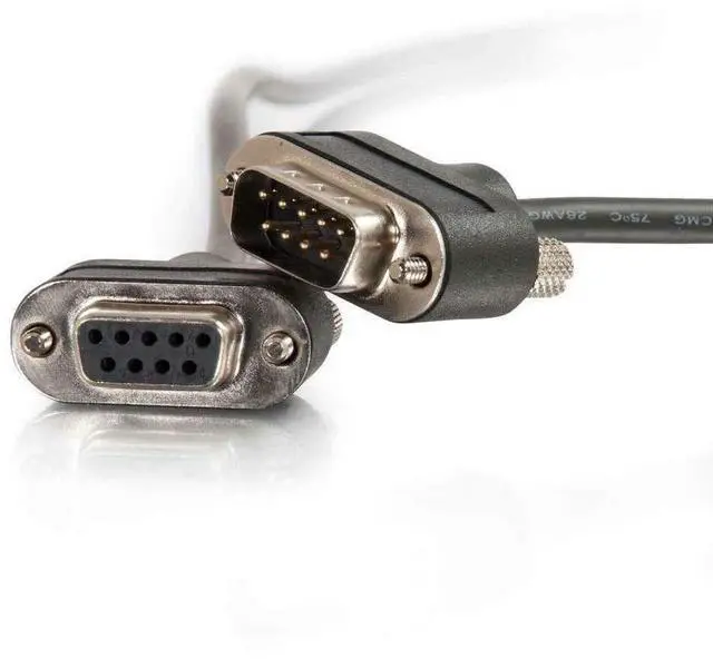 Alt view image 7 of 9 - 15ft CMG-Rated DB9 Low Profile Cable M-F