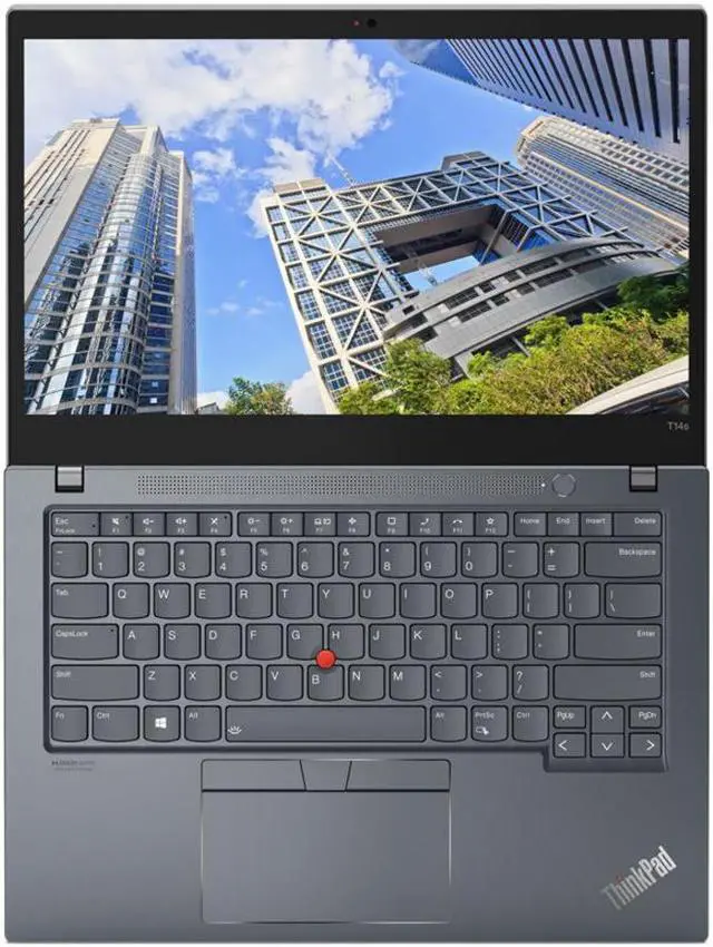 Alt view image 4 of 17 - Lenovo ThinkPad T14s Gen 2 20XF004EUS 14" Touchscreen Notebook - Full HD - 1920 x 1080 - AMD Ryzen 7 PRO 5850U Octa-core (8 Core) 1.90 GHz - 16 GB RAM - 512 GB SSD - Storm Gray - AMD Chip - Windo