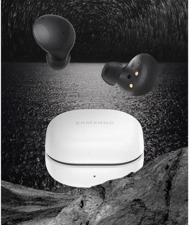 Alt view image 7 of 20 - Samsung Galaxy Buds 2 True Wireless Earbuds Noise Cancelling Ambient Sound Bluetooth Lightweight Comfort Fit Touch Control US Version, Graphite