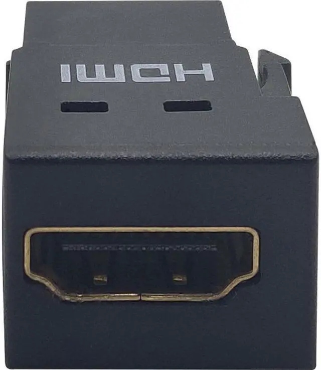 Alt view image 4 of 16 - Tripp Lite HDMI Keystone Panel Mount Coupler (F/F), 8k Video @ 60Hz (4:4:4), HDCP 2.2, Black (P164-000-KPBK8K)