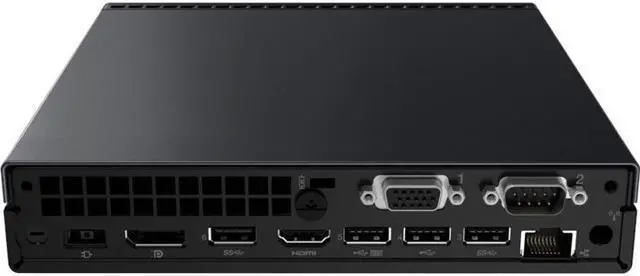 Alt view image 4 of 12 - Lenovo ThinkCentre M60e 11LV004UUS Desktop Computer - Intel Core i5 10th Gen i5-1035G1 Quad-core (4 Core) 1 GHz - 16 GB RAM DDR4 SDRAM - 512 GB PCI Express SSD - Tiny - Black - Windows 10 Pro 64-bit -