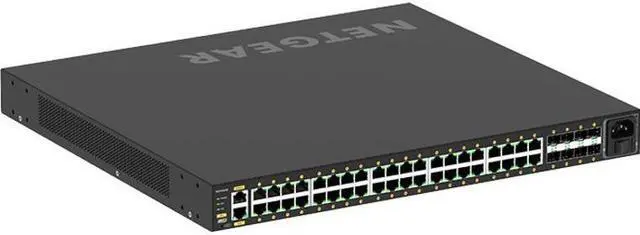 Alt view image 7 of 10 - NETGEAR 40x1G PoE+ 480W and 8xSFP Managed Switch | AV Line M4250-40G8F-PoE+, GSM4248P