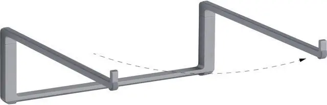 Alt view image 11 of 16 - Rain Design 10083 mBar Pro Foldable Laptop Stand - Space Grey