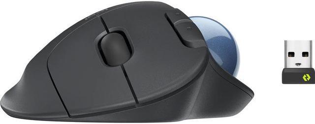 Alt view image 6 of 7 - Logitech ERGO M575 Wireless Trackball Mouse - Easy thumb control, precision and smooth tracking, ergonomic comfort design, for Windows, PC and Mac with Bluetooth and USB capabilities - Graphite