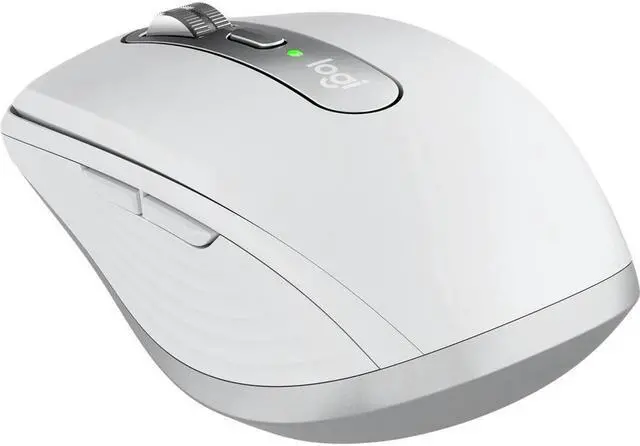 Alt view image 2 of 20 - Logitech MX Anywhere 3 for Business – Wireless Mouse, Compact, Ultrafast, Any Surface Tracking, Rechargeable, Logi Bolt Technology, Bluetooth, Windows/Mac/iPad OS - Pale Gray