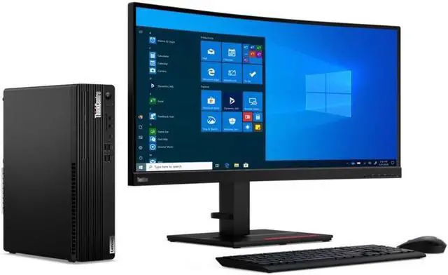 Alt view image 4 of 20 - Lenovo ThinkCentre M75s Gen 2 11R8001SUS Desktop Computer - AMD Ryzen 5 PRO 5650G Hexa-core (6 Core) 3.90 GHz - 8 GB RAM DDR4 SDRAM - 256 GB NVMe M.2 PCI Express SSD - Small Form Factor - Black - AMD