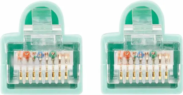 Alt view image 8 of 13 - TRIPP LITE N261-003-AQ 3 ft. Cat 6A Aqua Augmented Cat6 (Cat6a) Snagless 10G Certified Patch Cable, (RJ45 M/M) - Aqua