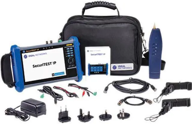 Alt view image 5 of 5 - Ideal R171000 SecuriTEST IP Digital/Analog/HD Coax CCTV Tester