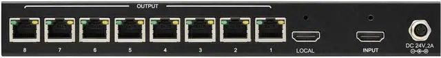 Alt view image 5 of 19 - Tripp Lite 8 Port 4K 60Hz HDMI Over Cat6 Extender Splitter Transmitter B127008H
