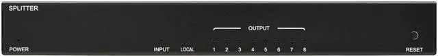 Alt view image 6 of 19 - Tripp Lite 8 Port 4K 60Hz HDMI Over Cat6 Extender Splitter Transmitter B127008H