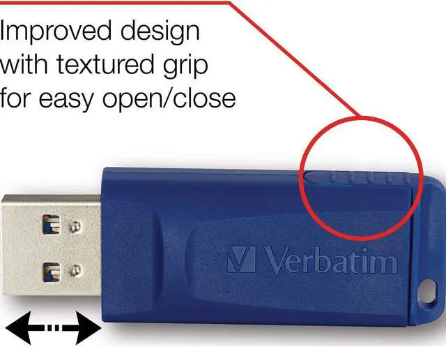 Alt view image 13 of 18 - Verbatim Store 'n' Go 16GB 16GB Store 'n' Go USB Flash Drive - 2pk - Blue, Green 98713