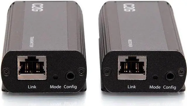 Alt view image 5 of 10 - C2G 1-Port USB C Extender Transmitter to Receiver Kit USB 3.2 Gen 1 5GBPS USB-C to RJ-45