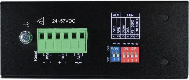 Alt view image 5 of 11 - Tripp Lite 8-Port PoE+ 30W Unmanaged Industrial GbE Switch NGI-U08C2POE8