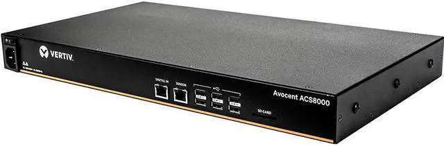 Alt view image 2 of 8 - Avocent ACS8008SAC-400 Acs Advanced Console Server - Console Server - 8 Ports - Gige, Rs-232 - 1U