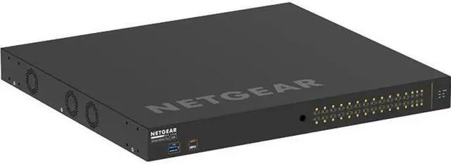 Alt view image 4 of 11 - NETGEAR 24x1G PoE+ 480W 2x1G and 4xSFP+ Managed Switch | AV Line M4250-26G4XF-PoE+, GSM4230PX