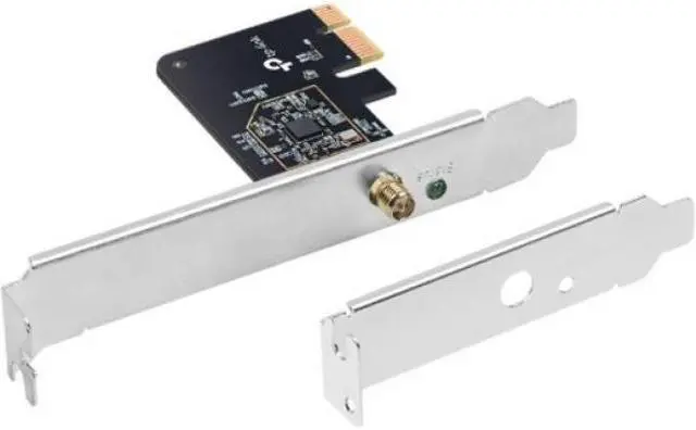 Alt view image 7 of 13 - TP-Link PCIe WiFi Card for Desktop PC, Dual Band Wireless Internal Network Card(Archer T2E) High-Gain Antenna, MU-MIMO, WPA3, Low Profile, Supports Windows 10