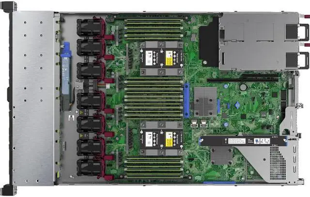 Alt view image 5 of 8 - HPE ProLiant DL360 Gen10 Rack Server with One Intel Xeon 6226R Processor, 32 GB Memory, 10Gb 2-port FLR-T BCM57416 Adapter, 8 Small Form Factor Drive Bays and One 800w Power Supply