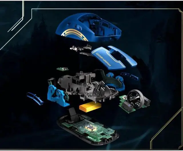 Alt view image 2 of 20 - Logitech G Pro League of Legends Lightspeed Pro Wireless Gaming Mouse (910-006449)