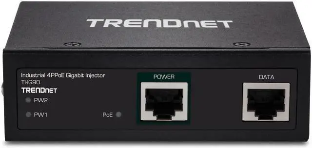 Alt view image 12 of 20 - TRENDnet Hardened Industrial 90W Gigabit 4Ppoe Injector,4-Pair Power Over Ethernet, Poe(15.4W), Poe+(30W), 4Ppoe(90W)Power, IP30, DIN-Rail/Wall Mount Included, 4-Pair Poe Up to 100M (328 ft.),TI-IG90
