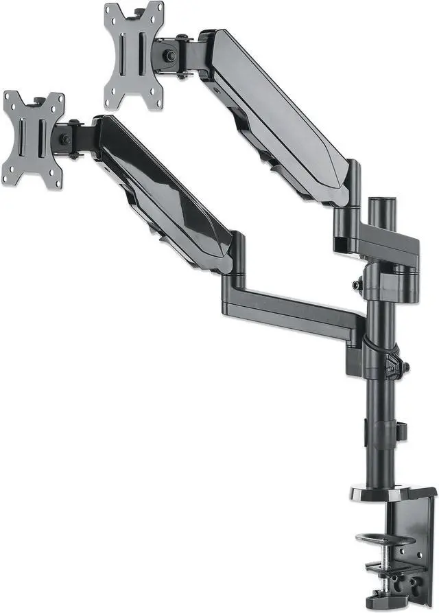 Alt view image 13 of 20 - Manhattan Universal Gas Spring Dual Monitor Mount