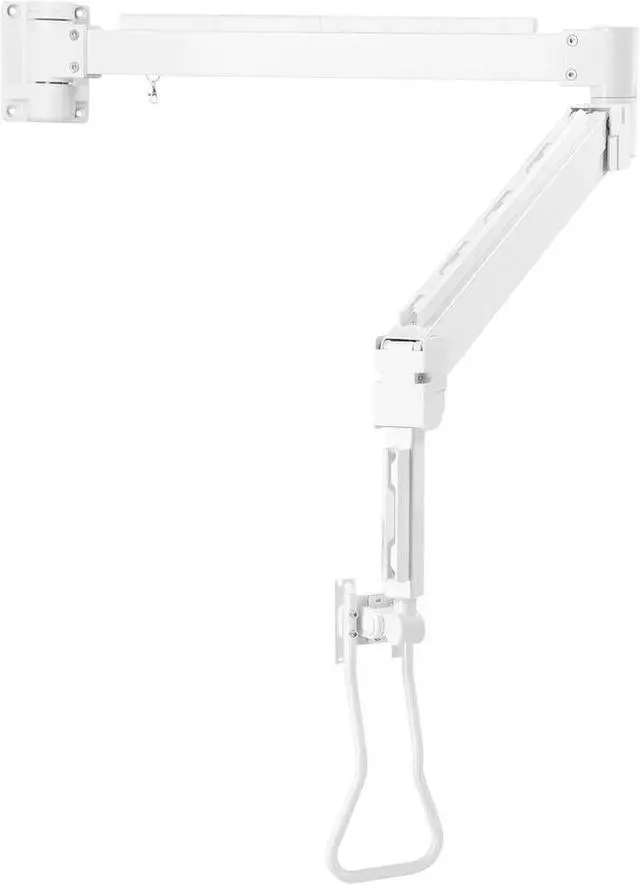 Alt view image 7 of 19 - Tripp Lite Safe-IT DWMLARM1732AM Mounting Arm for TV, Monitor, HDTV, Notebook, Flat Panel Display, Interactive Whiteboard, Digital Signage Display - White