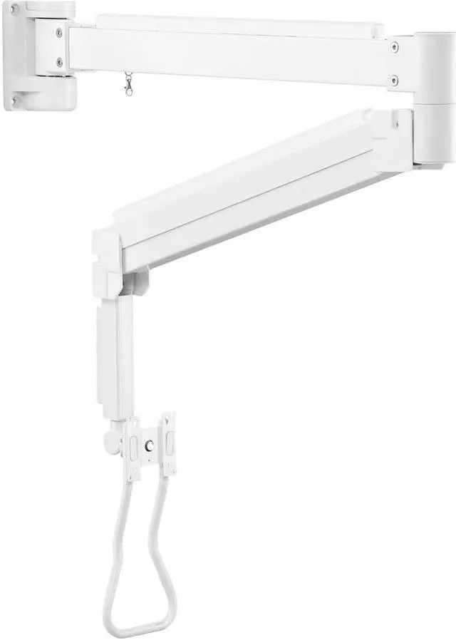 Alt view image 10 of 19 - Tripp Lite Safe-IT DWMLARM1732AM Mounting Arm for TV, Monitor, HDTV, Notebook, Flat Panel Display, Interactive Whiteboard, Digital Signage Display - White