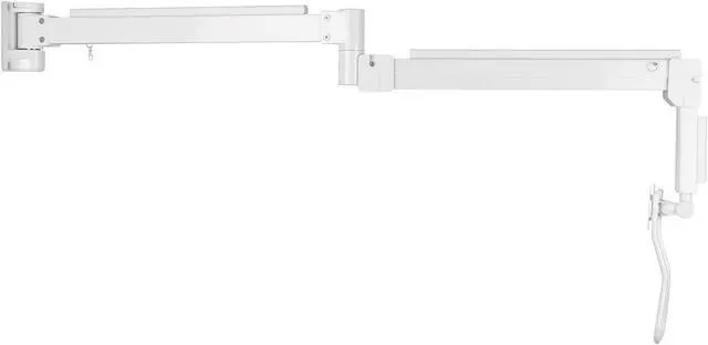 Alt view image 11 of 19 - Tripp Lite Safe-IT DWMLARM1732AM Mounting Arm for TV, Monitor, HDTV, Notebook, Flat Panel Display, Interactive Whiteboard, Digital Signage Display - White