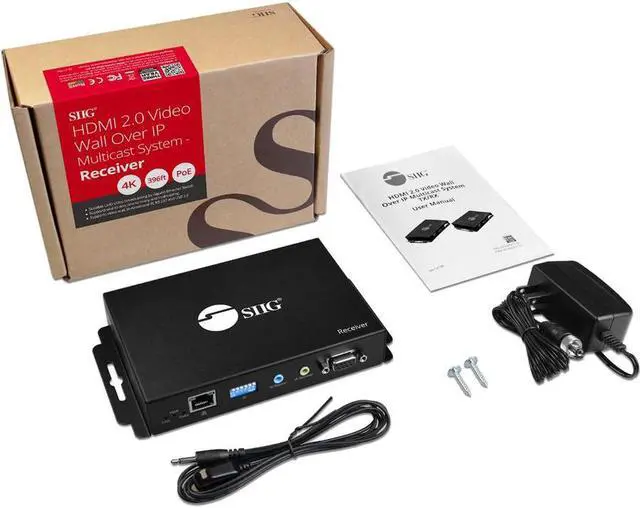 Alt view image 17 of 20 - SIIG HDMI 2.0 Video Wall Over IP Multicast System - Receiver