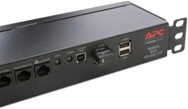 Alt view image 9 of 11 - APC NBWC100U Wireless Coordinator & Router - Network Adapter - Usb - Charcoal - For Netbotz 120